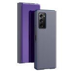 Coque samsung galaxy z fold 2 protection miroir case housse tui samsung galaxy z fold 2 - violet