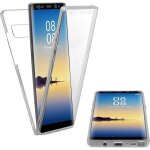 Coque samsung note 8 housse samsung galaxy note 8 integrale etui transparent protection 2 en 1 bumper ...