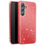 Coque - samsung - s24 plus / s25 plus - silicone ultra fin - paillette rouge - design glamour Coque - samsung - s24 plus / s25 plus - silicone ultra fin - paillette rouge - design glamour