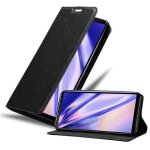 Etui pour sony xperia 10 iii coque � rabat en noir nuit case cover protection portefeuille
