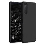 Coque pour sony xperia 5 ii - housse etui silicone gel fine + film ecran - noir