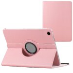 Coque de tablette � samsung galaxy tab a11 plus - coque tablette rotatif � 360� - rose