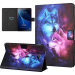 Coque pour tablette samsung galaxy tab a6 10. 1 - suteo - auto r�veil / sommeil - loup - 259x16x13 cm ...