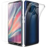 Coque - wiko - view 5 - tpu souple - verre trempé - protection transparente Coque - wiko - view 5 - tpu souple - verre trempé - protection transparente