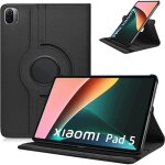 Coque pour xiaomi pad 5 - pad 5 pro 11 pouces 2021 ultra mince tablette housse cuir avec 360 rotatif ...