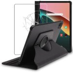 Coque compatible avec xiaomi pad 5 pad 5 pro 5g (2021) coque protection coque pu cuir support rotatif ...