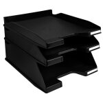 Corbeille - à - courrier - exacompta - maxi - combo - couleur noir - type adulte - Écologique Corbeille - à - courrier - exacompta - maxi - combo - couleur noir - type adulte - Écologique