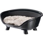 Corbeille - ferplast - throne 4 - avec coussin relax - noir