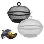 Corbeille  fruits - non spcifi - modle en maille - mtal - 2 paniers avec couvercles - 272 x 24 cm ...