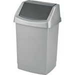 Corbeille � liti�re - curver - click - it - 50l - inclinable - gris