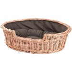 Corbeille pour chien - naturel - ovale - 100x75 h14 / 27 - marron - intrieur