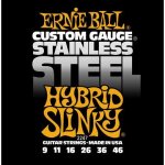 Cordes pour guitare électrique - ernie ball - stainless steel hybrid 9 - 46 2247 Cordes pour guitare électrique - ernie ball - stainless steel hybrid 9 - 46 2247