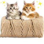 Corde jute 6mmx50m - arbre � chat - meilleure qualit� - bricolage - d�coration de maisons