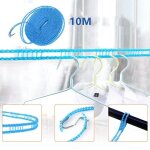 Cordes � linge 10m s�choir antid�rapant r�tractable pour ext�rieur balcon voyage vacances camping