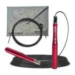 Corde � sauter beastgear elite premium en aluminium 3 m pour fitness avanc� boxe mma hiit