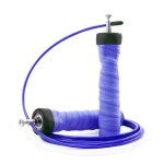 Corde � sauter exercice fitness sautons boxe corde vitesse bleu