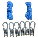Corde avec tendeur � rouleau lot de 6 tendeurs en paracorde outil darrimage pour le camping et la navigation ...