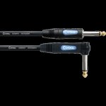 C�ble instrument - cordial - ccfi 3 pr - 3 m - jack mono droit / coud� - pvc noir