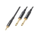 Cordon audio - pd connex - 6 m - jack 35 mle stro - 2 x jack 635 mono - haute qualit