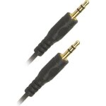Cordon jack - 35mm - st�r�o m�le / m�le - noir - 2m - apm