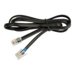 Cordon plat standard rj9 vers rj9 avec prise modulaire Cordon plat standard rj9 vers rj9 avec prise modulaire