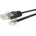 Cordon de raccordement tlphonique rj11 - rj45 - 1 metre