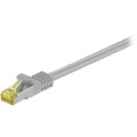 Cordon rj45 - c�ble ethernet - cat�gorie 7 - 10 m - s / ftp - double blindage - gris