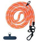 Cordon universel - booling - 120cm - nylon - orange - fixation solide lger