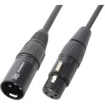 Cordon xlr mle / femelle - pd connex - 05 m - blind - noir