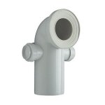 Pipe coude de wc - cornat - ckabas9000 - 90 degrs - 2 embouts - 50 mm