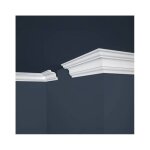 Corniche de plafond d�corative decoon - mod�le ornement 3d - polystyr�ne - 200x65x65 cm