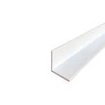 Corni�re en aluminium - non sp�cifi� - 25x25x1. 3 - laqu� blanc - longueur 1000mm