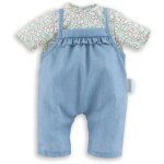 Corolle - mon grand poupon - overall & blouse babypop 36 cm - mixte - enfant - bleu