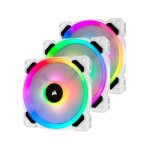 Corsair ventilateur ll120 pro led rgb 120mm blanc (pack de 3) - (co - 9050092 - ww)