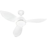 Corsica blanc - ventilateur de plafond 116cm 70w + clairage led