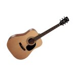 Cort ad810 natural open pore guitare folk