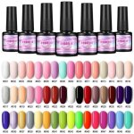 Coscelia 7ml vernis semi permanent vernis  ongles nude semi permanent vernis gel 48 pcs uv gel semi ...