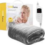 Cosi home couverture chauffante electrique extra - large lavable en machine télécommande minuterie et ... Cosi home couverture chauffante electrique extra - large lavable en machine télécommande minuterie et ...