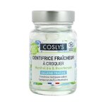 Coslys dentifrice fraîcheur à croquer bio 120 pastilles Coslys dentifrice fraîcheur à croquer bio 120 pastilles