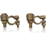 Cosse batterie double serrage voiture - / + marque mai