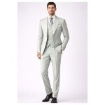 Costume 3 pi�ces homme vert clair