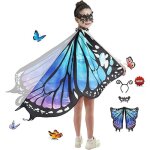 Costume dailes de papillon pour enfants - amoune - bleu - ext�rieur - fille - a partir de 5 ans