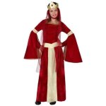 Costume / dguisement dame mdivale atosa - fille - taille 3 - rouge