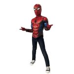 Costume enfant - spiderman - rouge - accessoires deluxe - produit officiel disney marvel