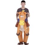 Costume de gonflable de cow - boy  cheval drle pour adulte dguisement halloween cosplay