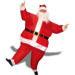 Costume gonflable de pre - nol pour nol - adulte - rouge