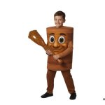 Costume - guirca - tung tung sahur - multicolore - 6 mois � 12 ans - polyester