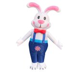Costume de marionnette de performance de sc�ne dr�le de festival daccessoires gonflables de lapin de ...
