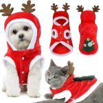 Costume de nol pour animal costume noel pour chat chien deguisement chat noel vtements pour chien de ...