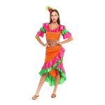 Costume - reine de samba - multicolore - polyester - femme